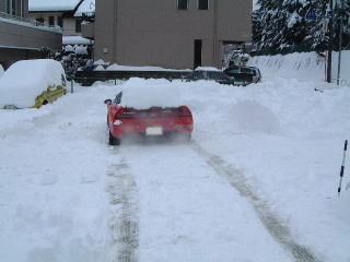 通勤快速NSX －本格的大雪です－
